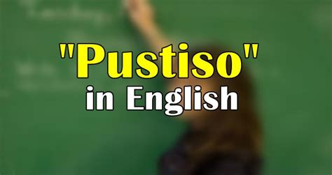 Pustiso In English p3p6im